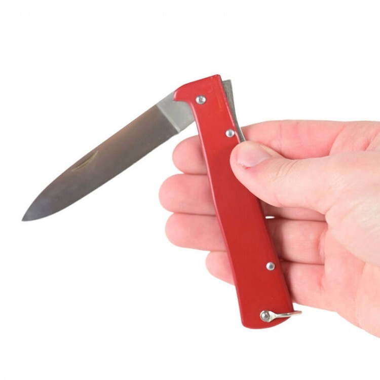 Otter Mercator German Lock Knife - 9cm - Red (Carbon Steel) - Complete  Outdoors NZ