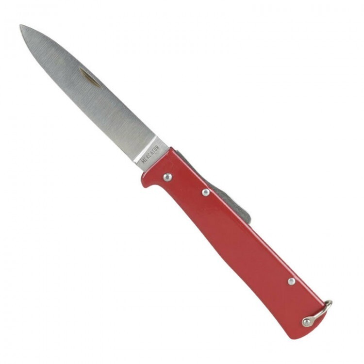 Otter Mercator German Lock Knife - 9cm - Red (Carbon Steel