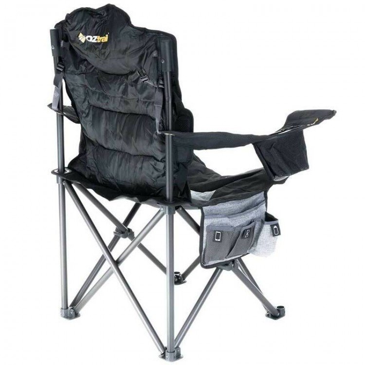 Oztrail Big Boy Arm Chair - Black - Complete Outdoors NZ