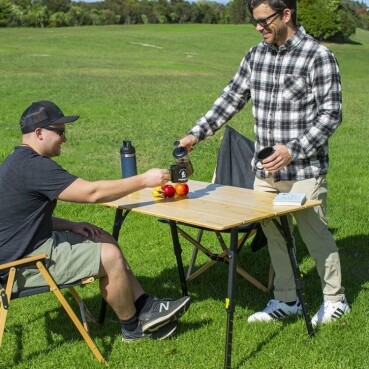 Zempire Kitpac Bamboo Table Large Complete Outdoors NZ